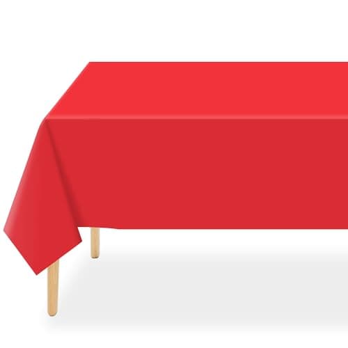 QIKSION Plastic Table Cloth 2 Pack