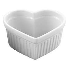 HIC Porcelain Heart Souffle Dish