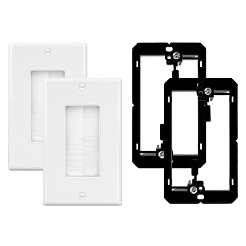 iwillink Brush Wall Plate 2-Pack