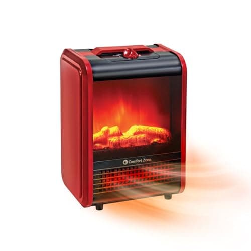 Comfort Zone Electric Mini Fireplace