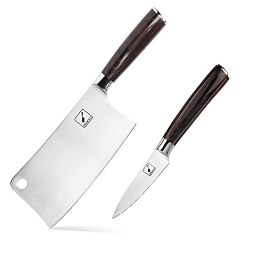 imarku Meat Cleaver and Paring Knife