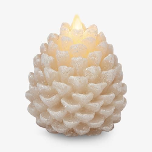 Luminara Pinecone Flameless Candle