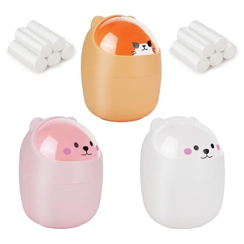 MOAMUN Mini Trash Can Set