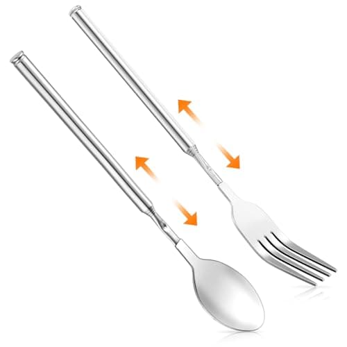 Ouligay Extendable Fork Spoon Set