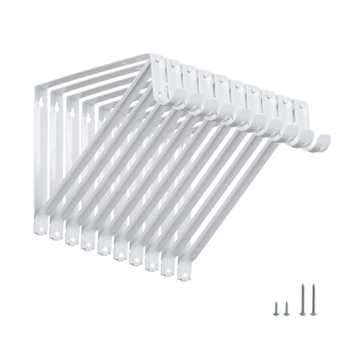 HOME MASTER HARDWARE Closet Shelf Rod Brackets