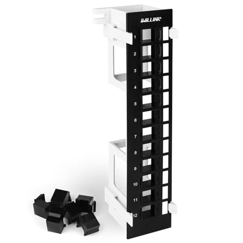 iwillink 12-Port Keystone Patch Panel