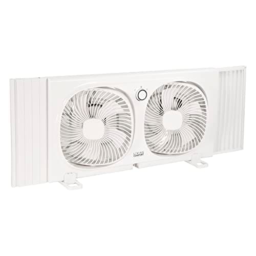 Comfort Zone Twin Window Fan