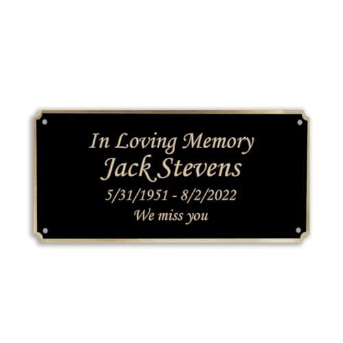 GetUrns Memorial Plate