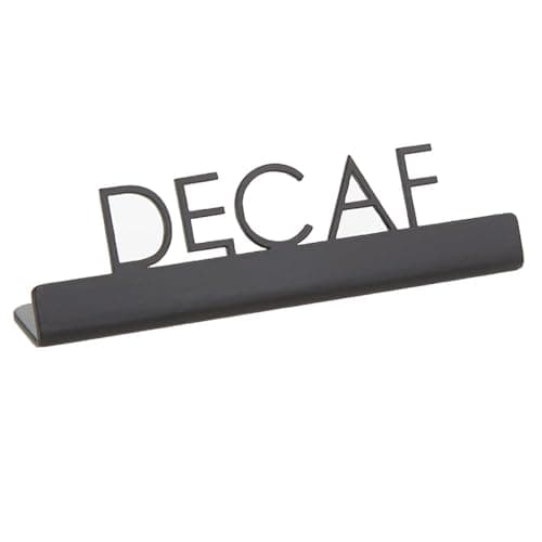 American Metalcraft Decaf Sign
