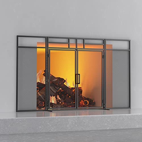 Fire Beauty Folding Fireplace Screen