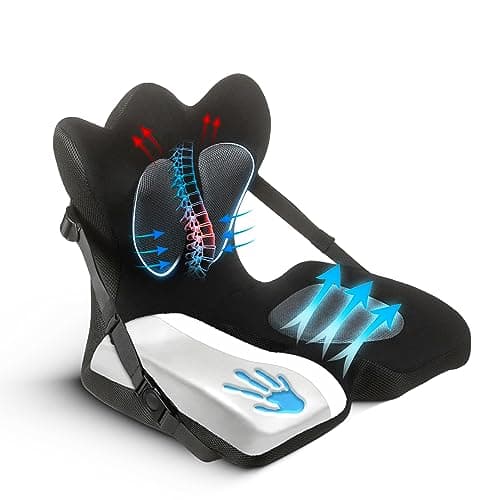 Lifted Lumbar Back Seat Cushion