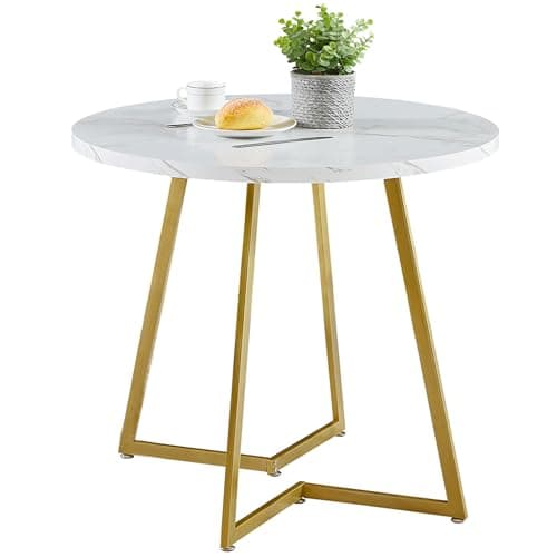 VECELO Round Dining Table