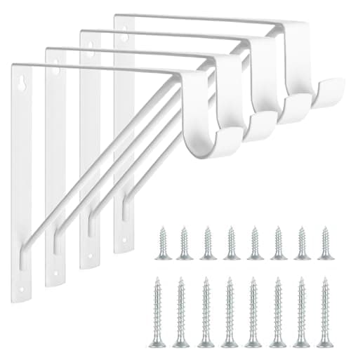 KOVOSCH Closet Shelf Brackets