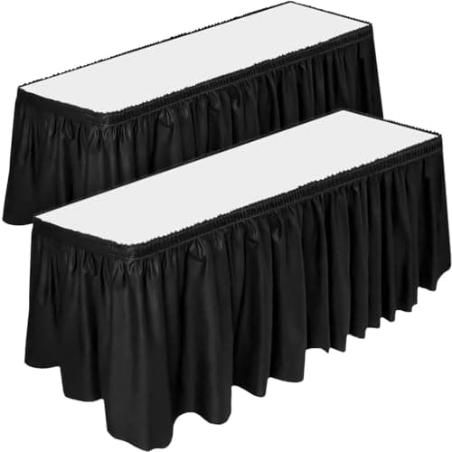 DecorRack Table Skirts 2 Pack