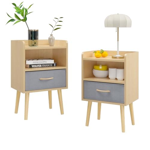 FAMIKITO Nightstand 2PCS
