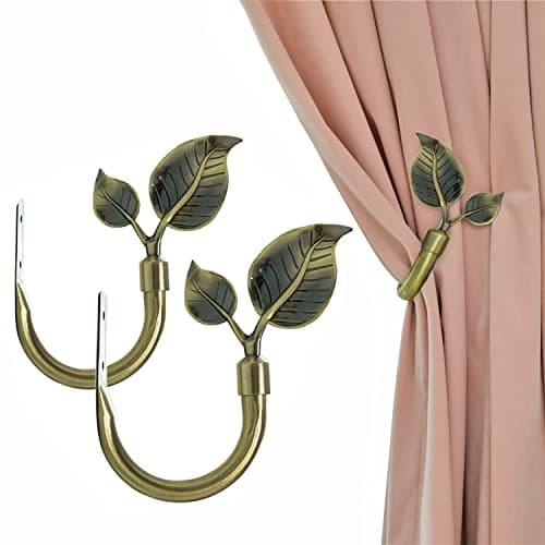 HIKMLK Leaf Curtain Holdbacks