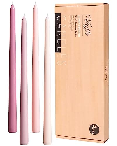 Viyffo 12 Inch Taper Candles