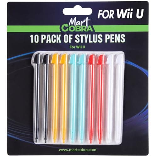 10-Pack Wii U Stylus