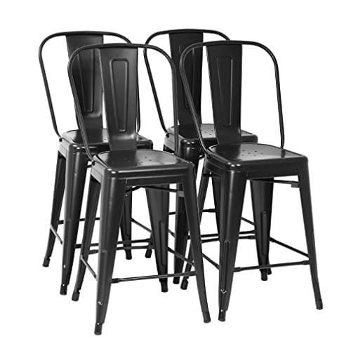 FDW Metal Bar Stool Set
