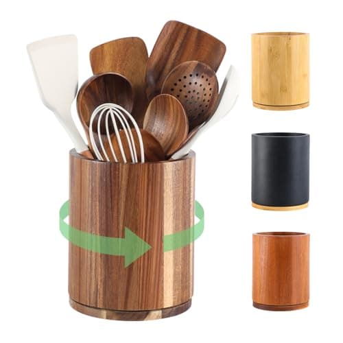 gorsent Wooden Utensil Holder