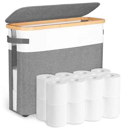 Fttoyoly Toilet Paper Storage Basket