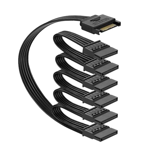 6-Way SATA Power Splitter