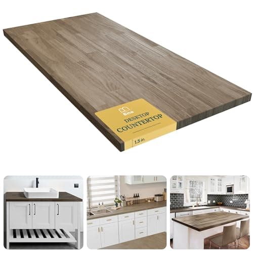 Bme Hevea Solid Wood Countertop