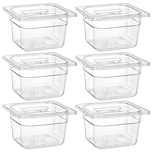 Bekith 6 Pack Food Pans
