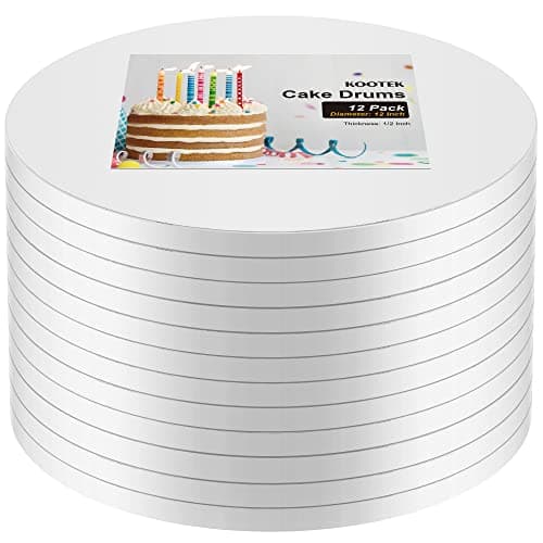 Kootek 12PCS Cake Drums