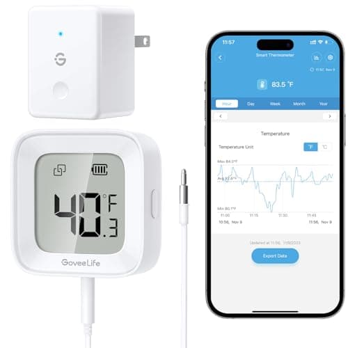 GoveeLife WiFi Refrigerator Thermometer