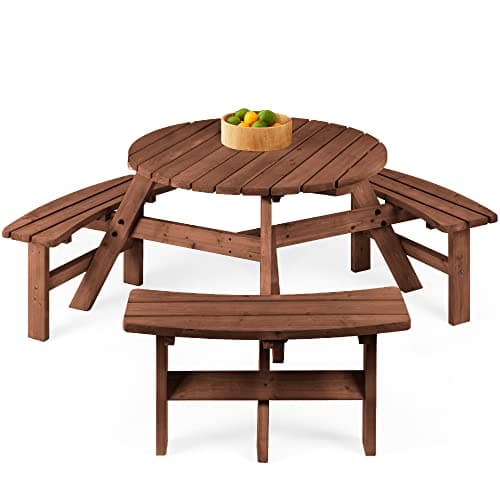 Best Choice Products Circular Picnic Table