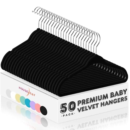 HOUSE DAY Baby Hangers 50 Pack