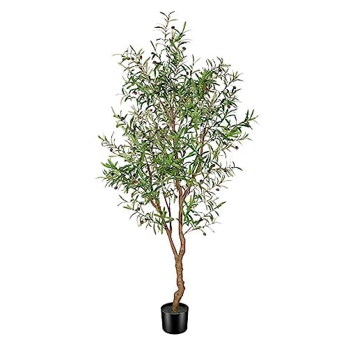 FEELEAD Faux Olive Tree