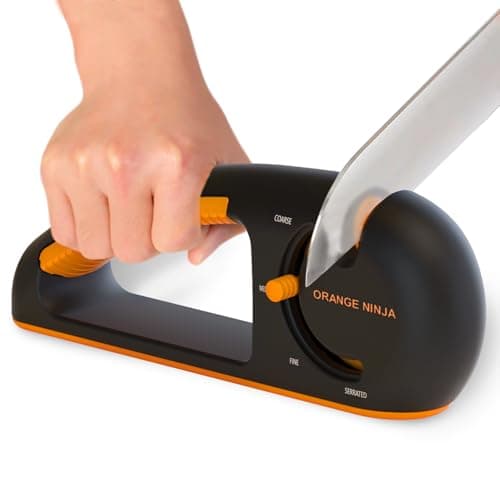 Orange Ninja Knife Sharpener by Sharp Pebble