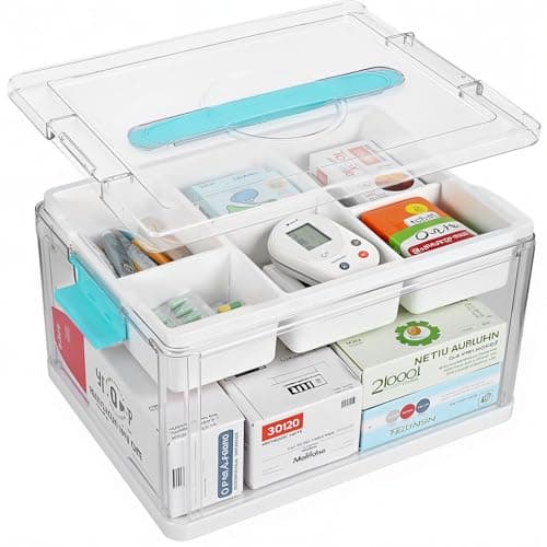 Large Clear First Aid Box