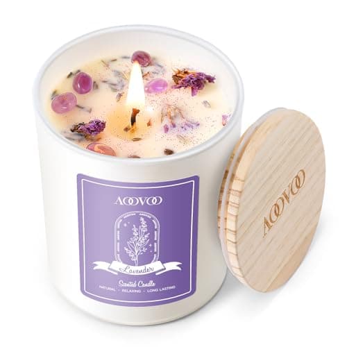 Crystal Lavender Soy Candle