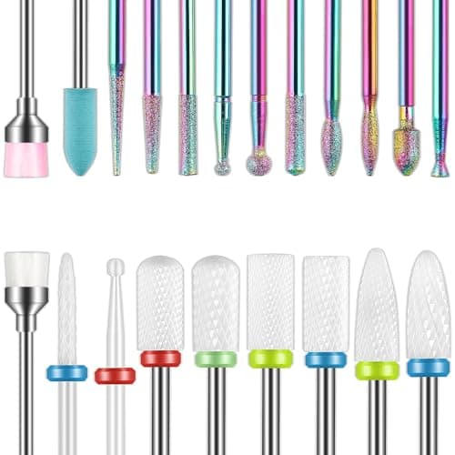 Depvko Nail Drill Bits Set