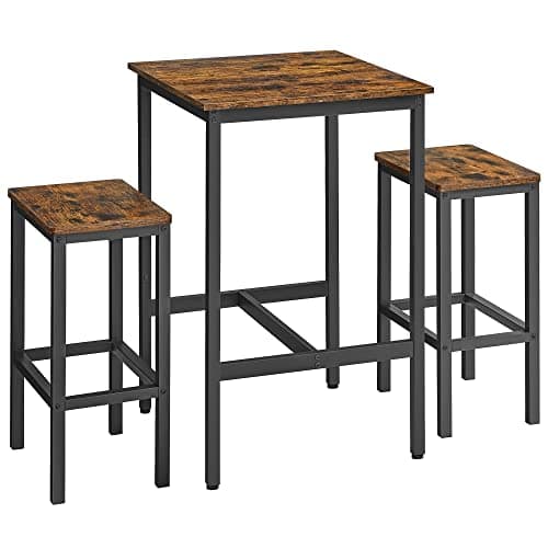 VASAGLE Bar Table and Chairs
