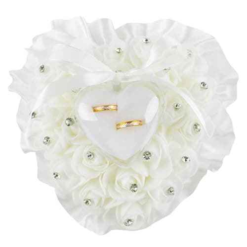 Framendino Heart Shape Ring Pillow