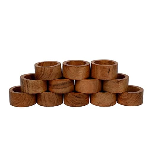 Samhita Acacia Wood Napkin Rings