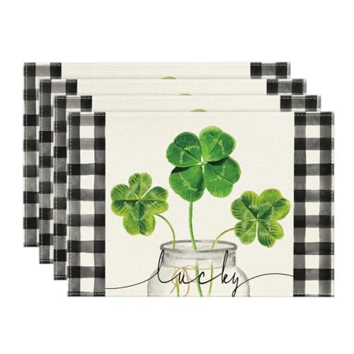 Artoid Mode Shamrock Placemats Set