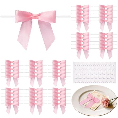 Mini Satin Pink Bows