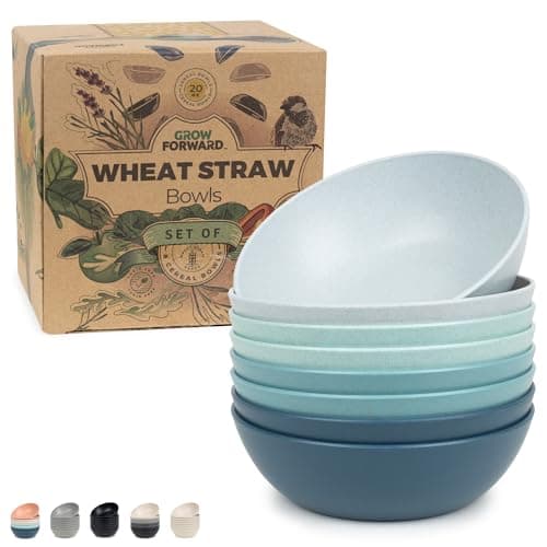 Grow Forward Wheat Straw Bowls