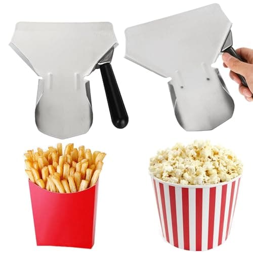 Acrux7 Stainless Steel Fry Scoop