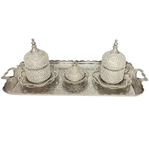 Saray Ottoman Handicraft Coffee Set