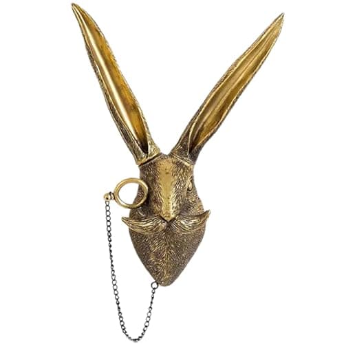 UITWMKTG Gold Animal Head Decor