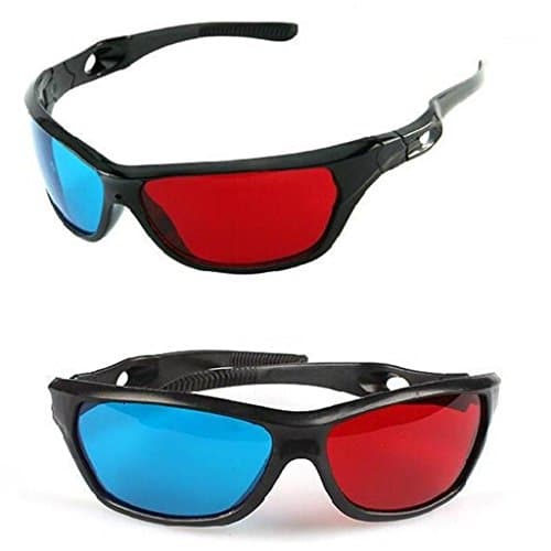 Anaglyph Resin 3D Glasses