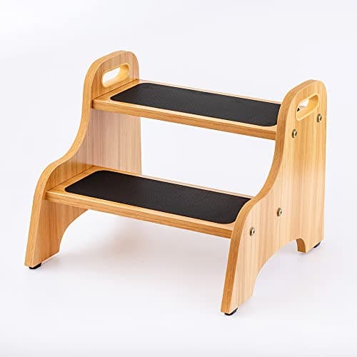StrongTek Wooden 2 Step Stool
