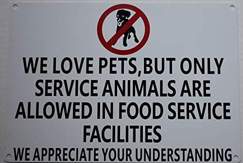 BUILDINGSIGNS.COM Service Animal Sign