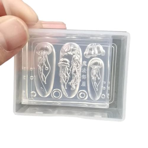 HIOPOIUYT Jellyfish Nail Molds